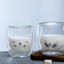 3D Double Layer Lovely Panda Cup Skull Wine Cup