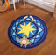 80CM Cartoon Round Carpet Children's Bedroom Card Captor Sakura Magic Circle Carpet Eco-Friendly Rug Computer Chair Mat