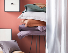 Solid color cotton pillowcase