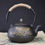 Pure handmade cast iron kettle
