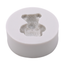 White Mini Bear Silicone Mold Baking Tools