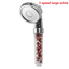 SPA Shower Head Handheld Water-saving Bath Shower Nozzle Sprinkler Sprayer Filter Transparent