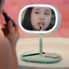 Desktop design mirror with led lamp