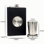 Stainless steel flagon