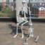 Halloween Scary Artificial Skeleton