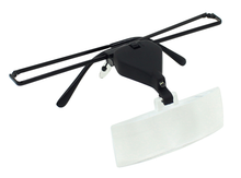 Glasses type with LED lights identification maintenance aids magnifying glass