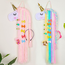 Felt unicorn storage belt wall hanging