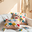 National wind tufted cotton canvas pillowcase