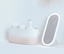 Multifunctional Makeup Organizer Storage Box with Led Cosmetic Mirror