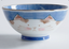 Japan imported tableware bluecat high temperature relief hand-painted animal cartoon Steamed Rice children tableware bowl