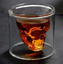 Creative crystal skull mug - glass double - glass skull - glass - glass - skull - glass