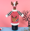 Christmas wine bottle set High-grade knitted sweater wine bottle bag clothes wine set wedding arrangement props