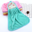 Water quick-drying hanging coral fleece hand towel