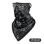 Magic hanging ear triangle scarf