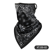 Magic hanging ear triangle scarf