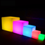 Outdoor Waterproof Cube Chair Rechargeable LED Night Light RGB Remote Control lamps pool bar table cafe ktv hotel decor lighting