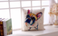Bull dog oil painting series cotton and linen pillowcase