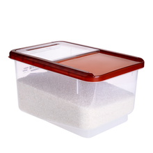 The CH8868 10KG Japanese box slide Gaimi rice bucket migang flour box creative kitchen supplies factory wholesale