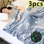Glow In The Dark Fleece Blanket Throw Grey Stars / Moon