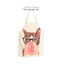 Cartoon anime cute cat cotton and linen kitchen bathroom anti-fouling and oil-proof parent-child apron gown