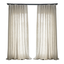 Translucent linen screen curtain