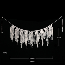 Nordic ins cotton tassel woven tapestry net red home