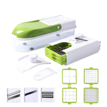 Multifunction Vegetable Slicer shredder with 8 Dicing Blades