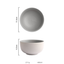 Frosted simple ceramic bowl
