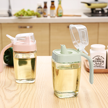 Oil tanker leak proof glass square seasoning cans kitchen small household vinegar bottle bottle bottle of soy sauce