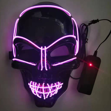 Ghost Head Skull LED Glowing Mask