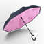 New Windproof C-Handle Double Layer Inverted Umbrella Cars Reversible Umbrella