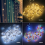 LED Curtain Garland on the Window USB String Lights Remote Control  Christmas Decorations for Home Room