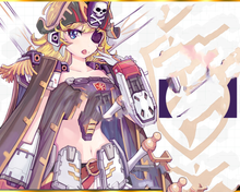 Mech girl hand curtain