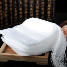 100Pcs/Lot Non-Woven Fabric Teabags 5.5 x 7CM Empty Tea Bags With String Heal Seal Filter Paper for Herb Tea