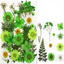 Dry flower embossing material package