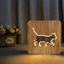 Cat shape christmas night light