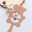 Let's Make 2PCS/Set Bed Bell Baby Toys Teether Wooden Rattles Bracelet Pacifier Chain Rodent Beading Beech Musical Newborn Toys