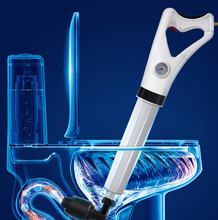 Sewer dredger toilet pipe blockage artifact suction high pressure air pressure through toilet dredge