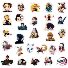 50Pcs Anime Demon Slayer Kimetsu No Yaiba Mugen Ressha Hen Stickers PVC Decals Skateboard Sticker For Laptop Motorcycle Luggage