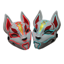 Halloween Sky Fox LED Glowing Mask Japanese Mask