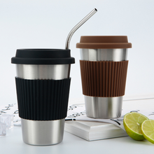 Stainless steel single layer cold drink cup