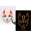 Halloween Sky Fox LED Glowing Mask Japanese Mask