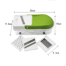 Multifunction Vegetable Slicer shredder with 8 Dicing Blades