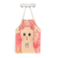 Cartoon anime cute cat cotton and linen kitchen bathroom anti-fouling and oil-proof parent-child apron gown