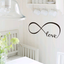 Carved infinite love LOVE English living room bedroom decorative wall sticker