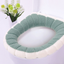Two-color mosaic toilet seat cushion