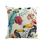 The Nordic custom animal crane Firebird strong foreign trade linen sofa cushion headrest for automobile hold pillow