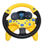 Eletric Simulation Steering Wheel Toy with Light Sound Baby Kids Musical Educational Copilot Stroller Steering Wheel Vocal Toys