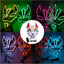 Halloween Sky Fox LED Glowing Mask Japanese Mask