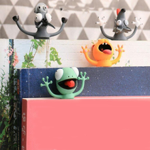 3D Stereo Cartoon Lovely Animal Bookmark Original Cute Cat PVC Material Student Children School Stationery for Kids Gift